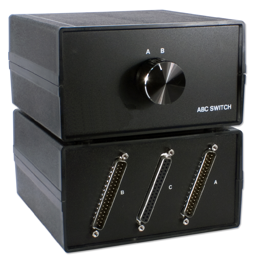 2Port DB37 SCSI/RS449 Manual Switch BB SWL350A-MMF