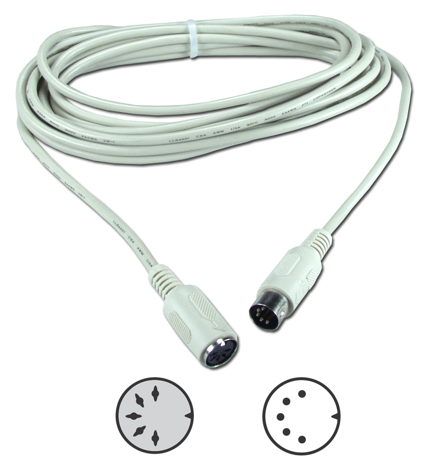 20ft Musical Instrument Digital Interface Audio Extension Cable CC330-20S 037229830200
