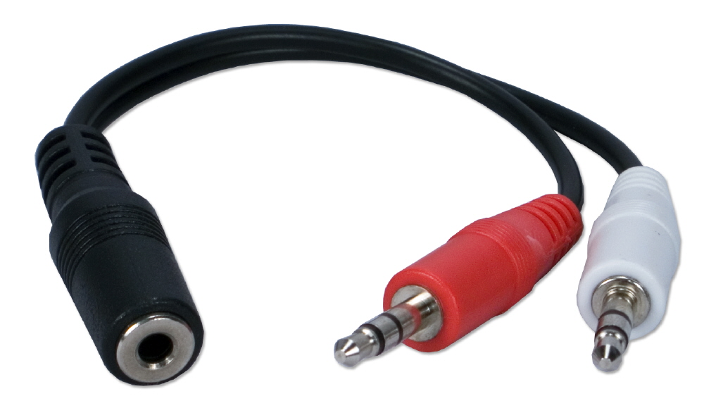 6 Inches 3.5mm Audio Splitter Cable CC400FMY 037229399042 Adaptor, Multimedia, "Y" Mini-Stereo Speaker - 3.5mm F/(2) M, 6" 264911 TW8108 CC400FMY CC400FMY adapters adaptors     2785 IMCE microcenter Edward Matthews Approved