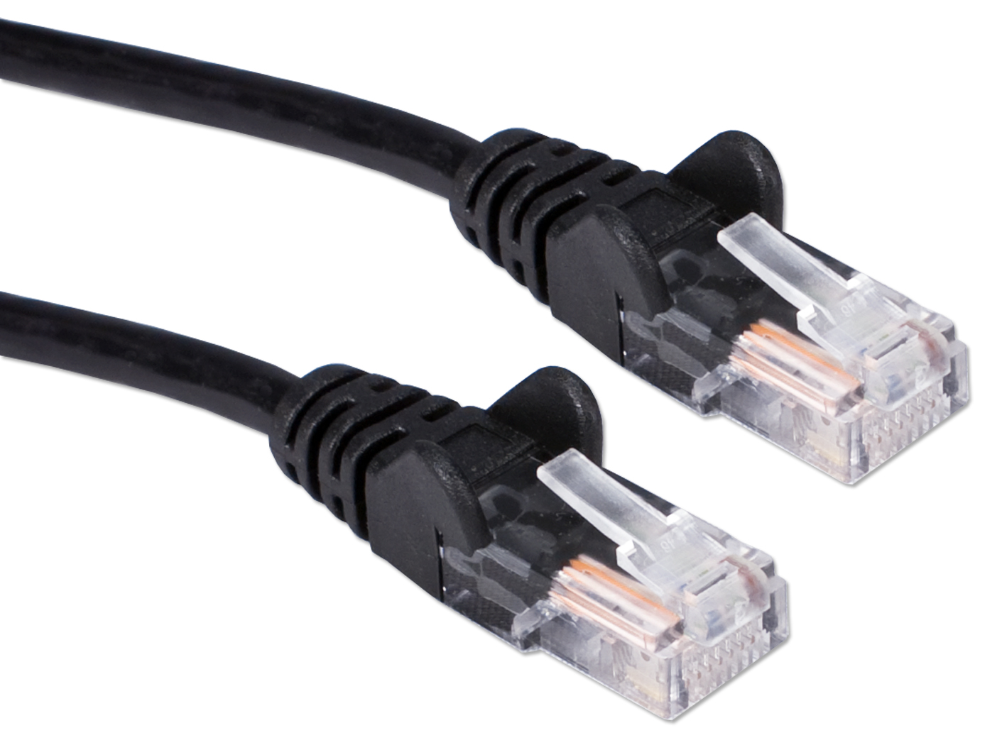 7ft 350MHz CAT5e Flexible Snagless Black Patch Cord CC711-07BK 037229711653