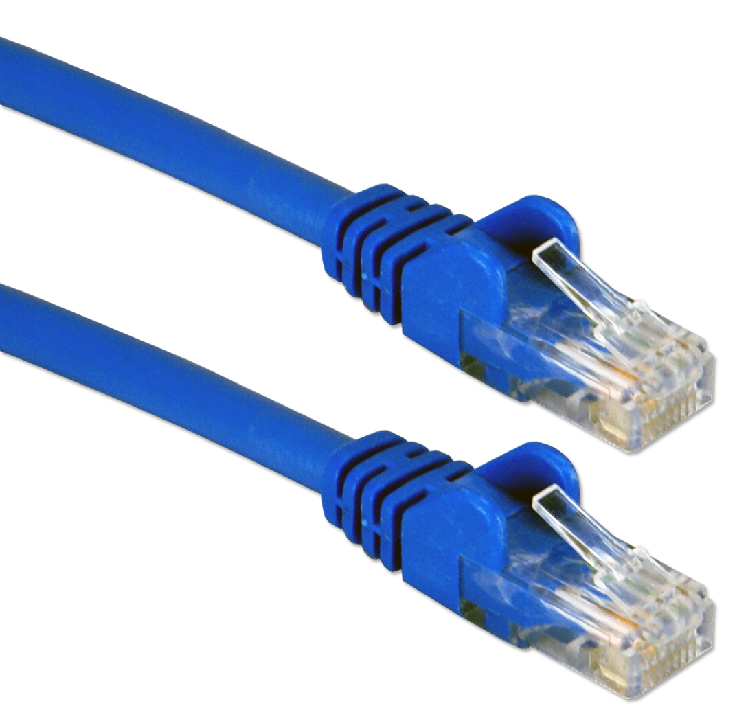 25ft 350MHz CAT5e Flexible Snagless Blue Patch Cord CC711-25BL 037229711813