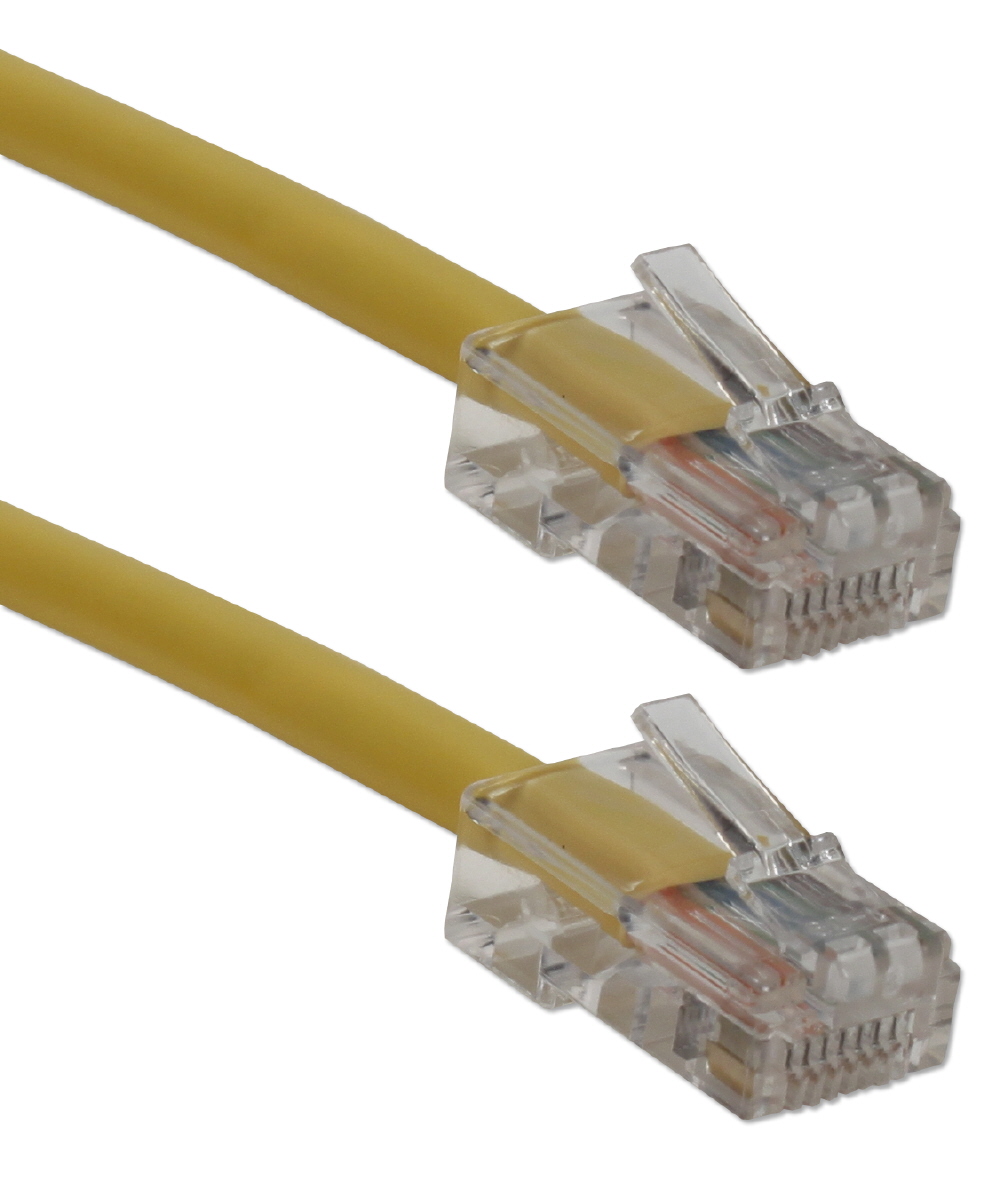 3ft 350MHz CAT5e Crossover Yellow Patch Cord CC712EX-03YW 037229710267