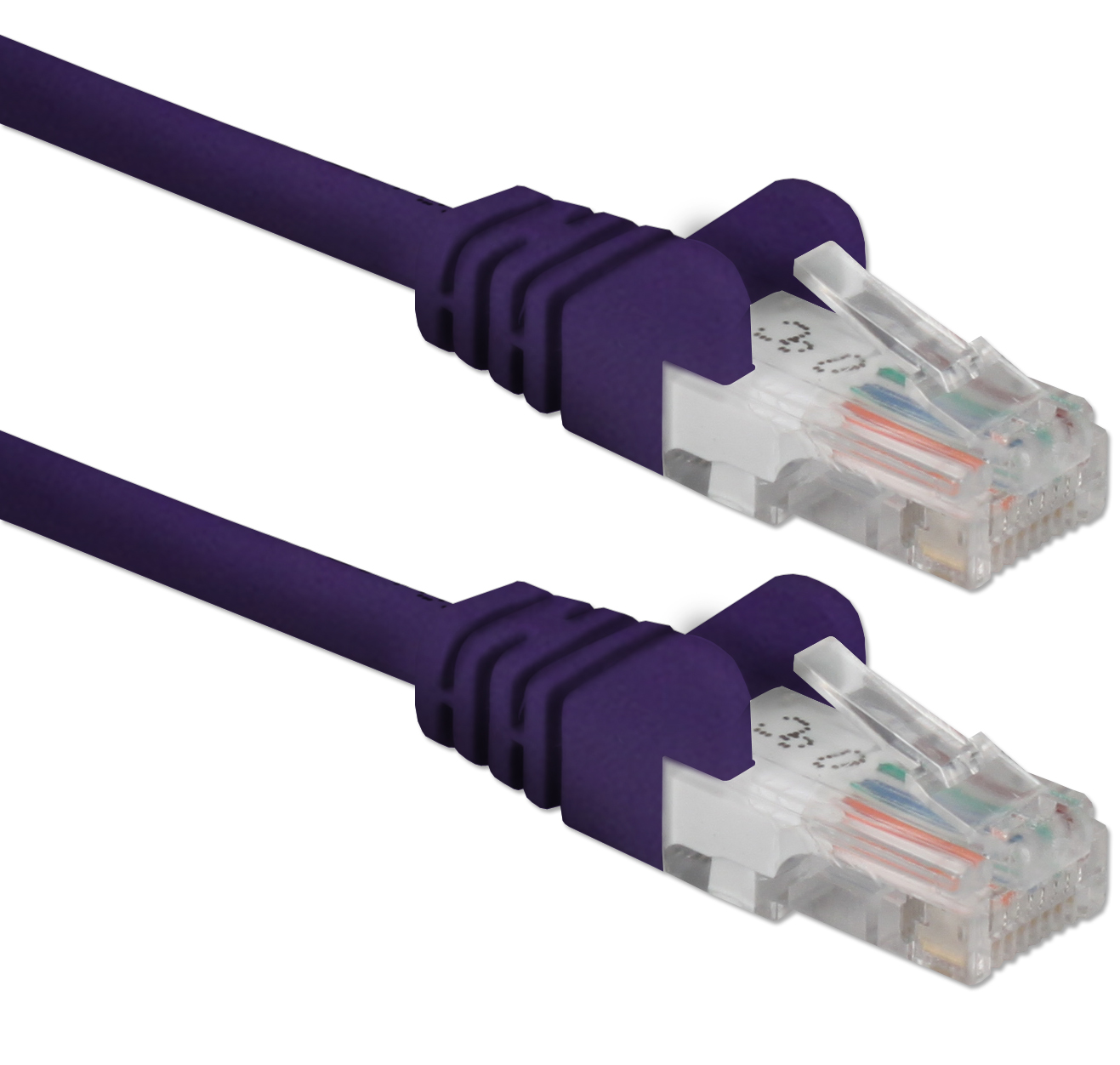 10ft CAT6 Gigabit Flexible Molded Purple Patch Cord CC715-10PR 037229715897