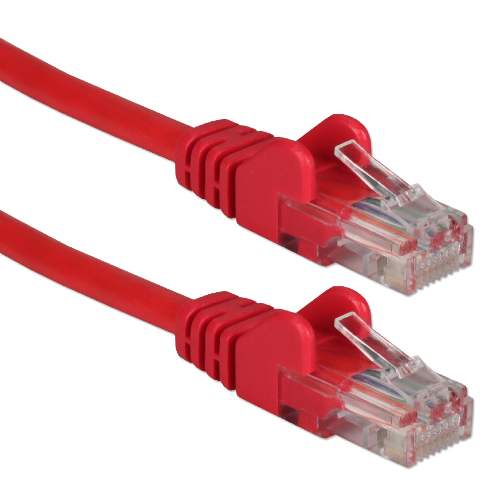 10ft CAT6 Gigabit Flexible Molded Red Patch Cord CC715-10RD 037229715712