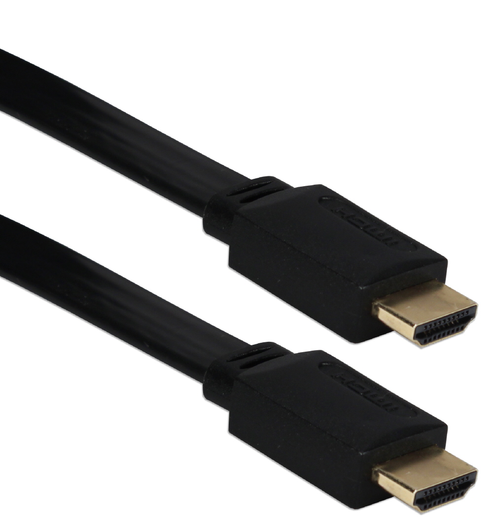 1-Meter HDMI 4K Flat CL3 In-Wall-Rated Blu-ray HDTV Cable HDF-1M 037229005103