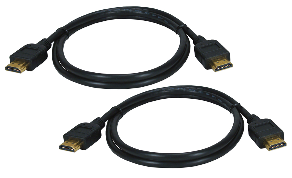 2-Pack 1.5-Meter High Speed HDMI UltraHD 4K Blu-ray HDTV Cables HDG-K3 037229230239 2pc 1.5-Meter Value Pack - High Speed HDMI 1080p 3D Cable Kit HDMIG-2MC   415737  HDGK3 HDG-K3  cables  meters  3433  microcenter Edward Matthews Approved 1.5-Meter, 1.5meter, 1.5m, 4.9ft, 