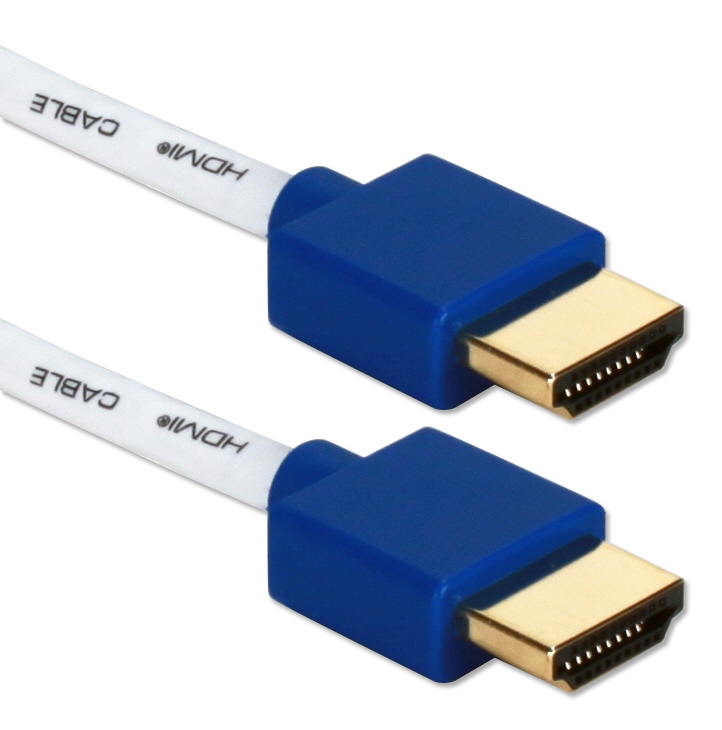 3ft High Speed HDMI UltraHD 4K with Ethernet Thin Flexible Cable HDT-3FB 037229401639
