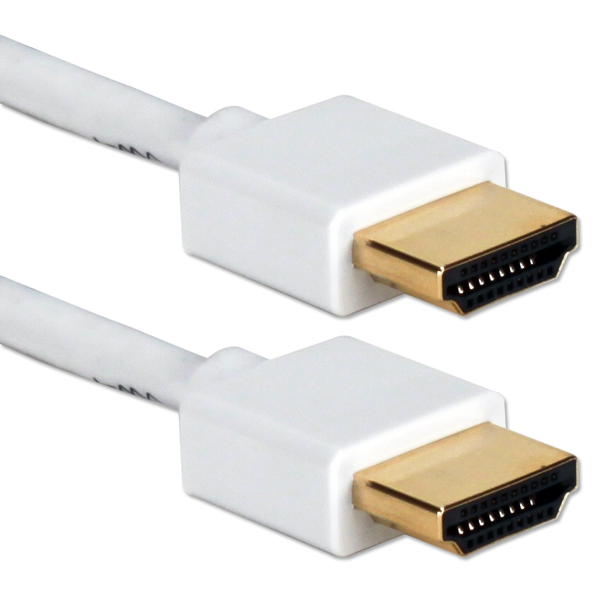 3ft High Speed HDMI UltraHD 4K with Ethernet Thin Flexible Cable HDT-3FW 037229401653