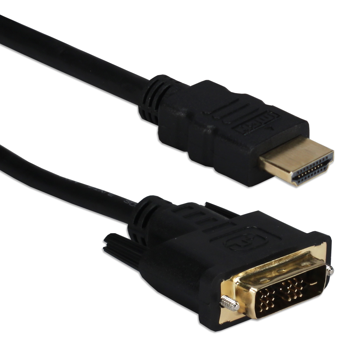 2-Meter HDMI Male to DVI Male HDTV/Flat Panel Digital Video Cable HDVIG-2MC 037229004717 Cable, HDMI to DVI-D High Definition 1080p HDTV/Projector/Computer Video/Adaptor, M/M, 2-Meters, 2-Meter, 2Meter, 2M 6.5ft, 30AWG CHD-2MB   332833 RC2208 HDVIG2MC HDVIG-02MC adapters adaptors cables    3444 IMCE microcenter Edward Matthews Approved