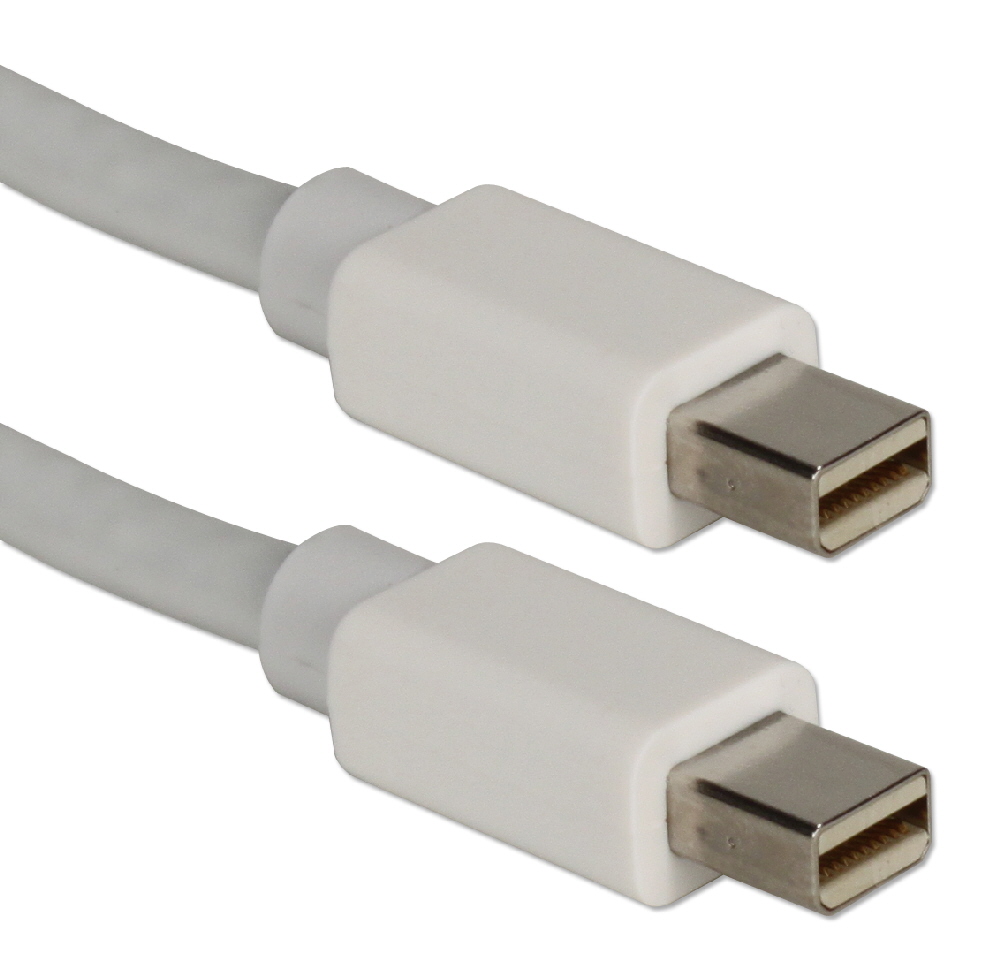 1-Meter Mini DisplayPort UltraHD 4K White Cable MDP-1M 037229009163 Cable, Mini-DisplaPort Digital Cable, Compatible with Thunderbolt Port, 1-meter, 1meter, 1m, 3.3ft TW8620 MDP1M MDP-1M  cables  meters  2052 IMCE microcenter Edward Matthews Pending