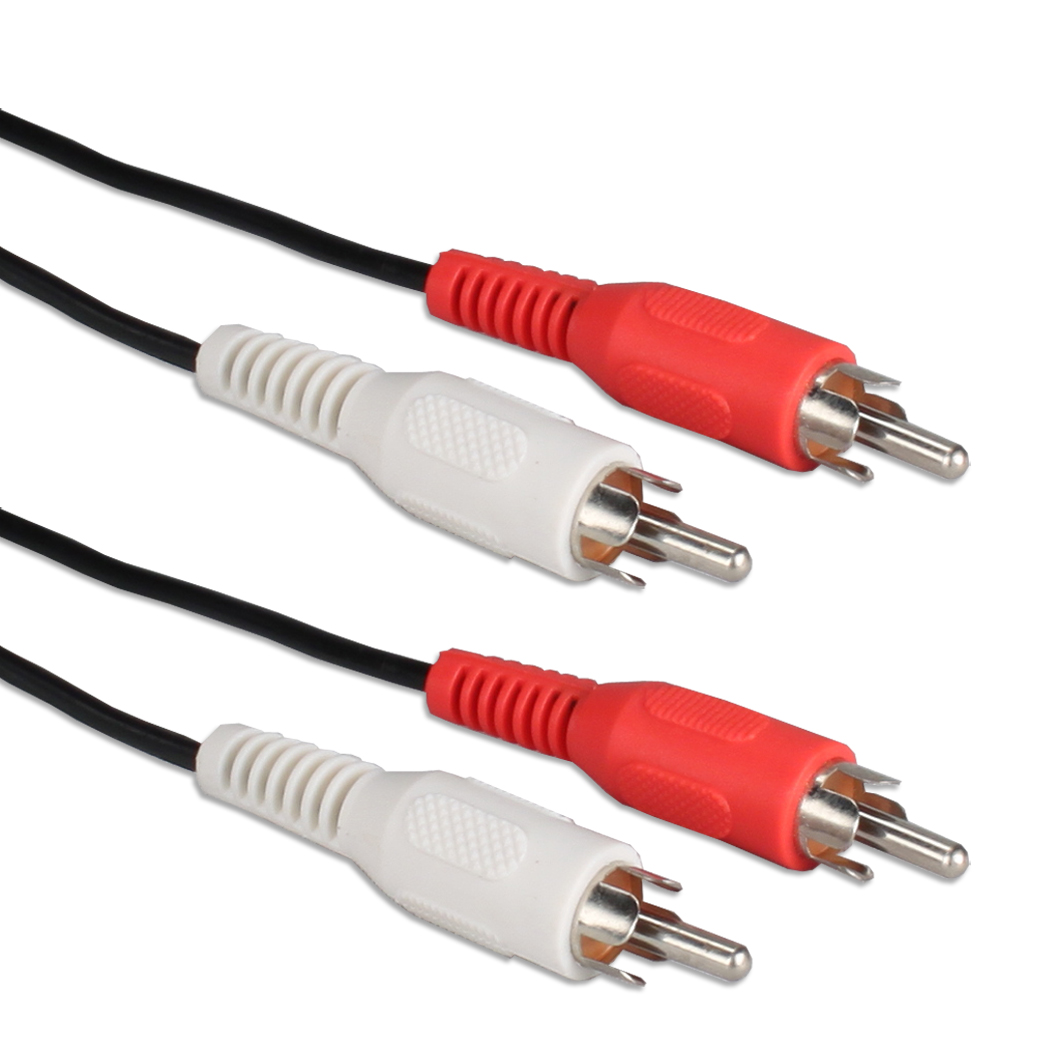 75ft Dual-RCA Stereo Audio Combo Cable RCA2A-75L 037229400458 Cable, Dual-RCA Composite Stereo Audio with Color-coded Connector, Value Line, 2RCA M/M, 75ft 297408  RCA2A75L RCA2A-075L  cables feet foot   3710  microcenter Cox Discontinued