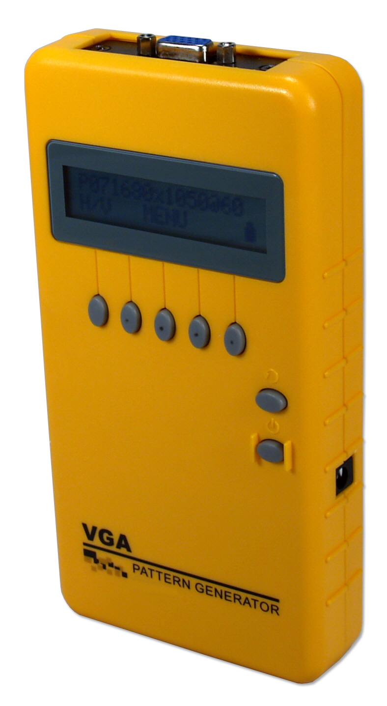 VGA Video Pattern Generator VPG-V 037229007404 Video Pattern Generator, VGA/WXGA, 162MHz with 38 different supported resolutions and 34 different patterns, HD15 Female PG-VGA PG-V1  CB4725 VPGV VPG-V      3921 IMCE microcenter  Rejected