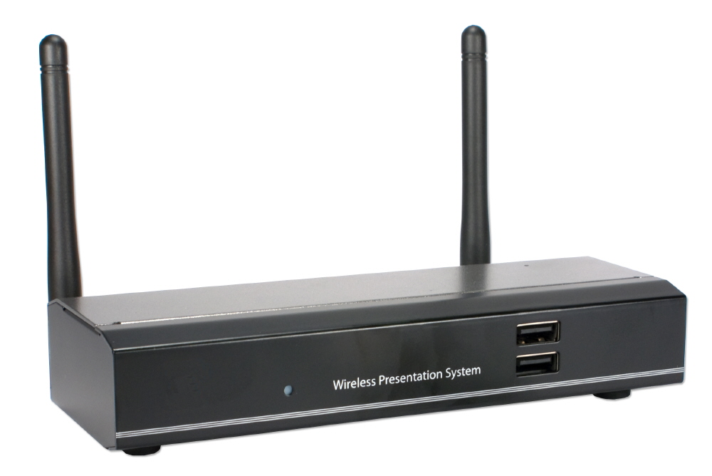 WePresent WGA-310 VGA/HDMI 720p Wireless Presentation System for Projector/HDTV with A/V Streaming and Remote Desktop Control VW-4PHU 037229007015 TAA Compliant
